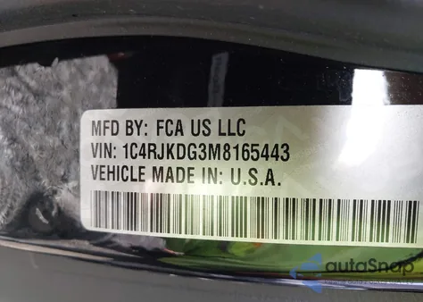2021 Jeep Grand Cherokee L Overland 4X4 from USA, damaged, VIN 1C4RJKDG3M8165443